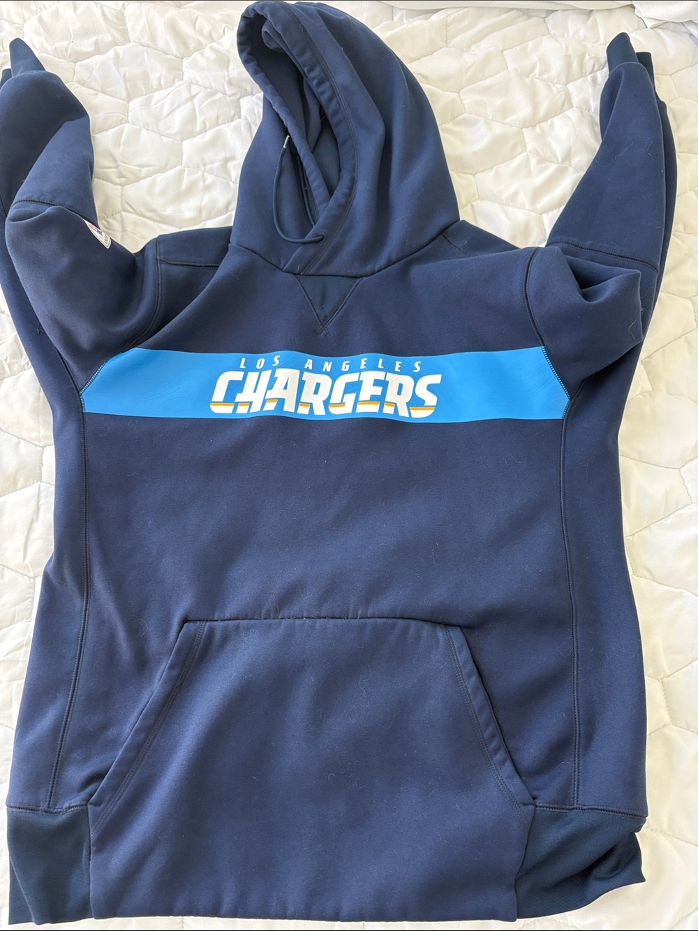 Los Angeles Chargers Blue Hooded Sweatshirt